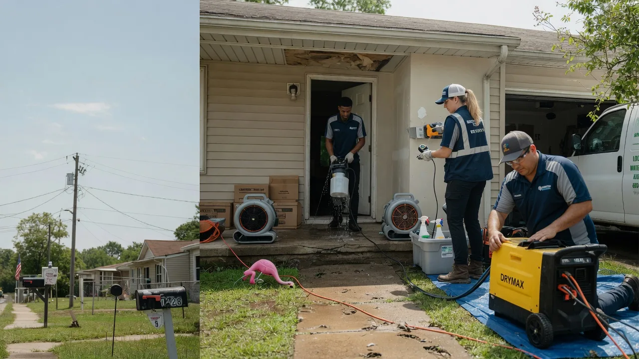 Storm Damage Water Removal in Eucha, OK near me
